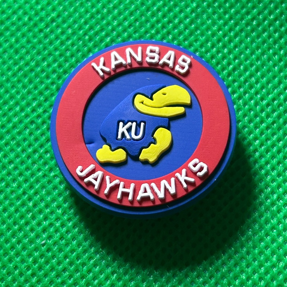 🌼 (5/$10 or 10/$15) NEW “NCAA” Fun Croc 
Charm Collection Kansas Jayhawks KU